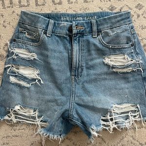 AE HIGH RINSE SHORTS